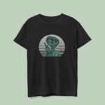 Camiseta color negro unisex, de E:T Fuck You