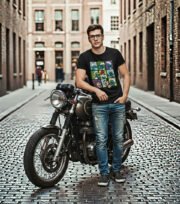 Inspiración de camiseta de Los Pitufos chico