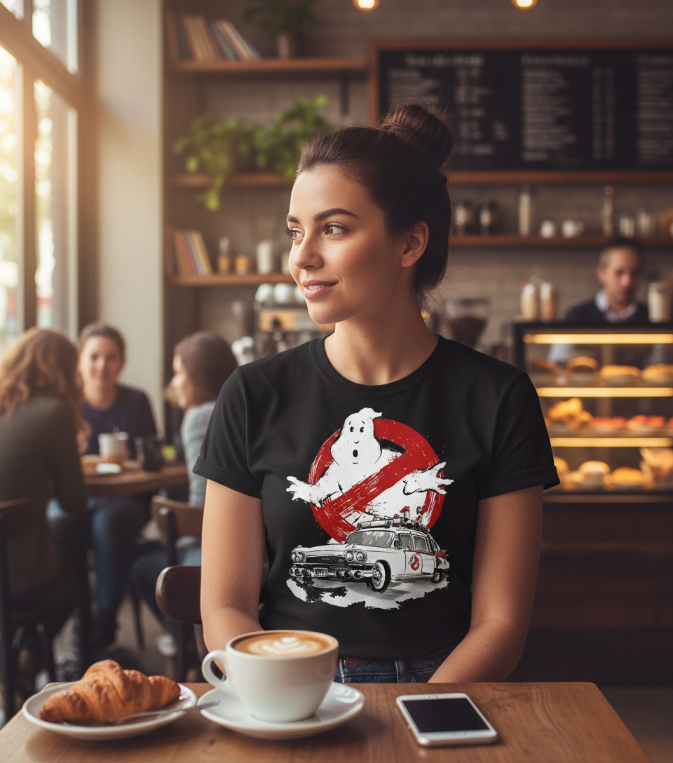 Inspiración de camiseta de los Cazafantasmas