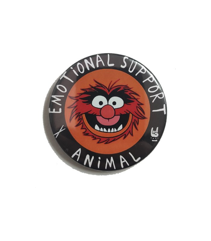 Imán abridor de botellas con estampado del Muppet Animal de la serie Sesame Street