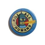 Imán abridor de botellas con estampado de Bender de la serie Futurama