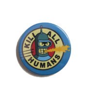 Imán abridor de botellas con estampado de Bender de la serie Futurama