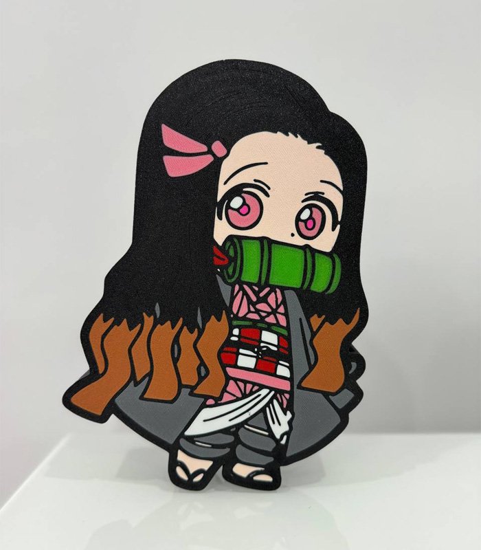 Lámpara 3D del personaje Netzuko