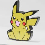 Lámpara 3D del personaje Picatchu