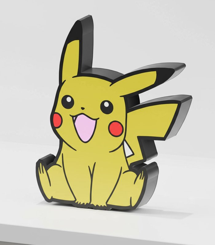 Lámpara 3D del personaje Picatchu