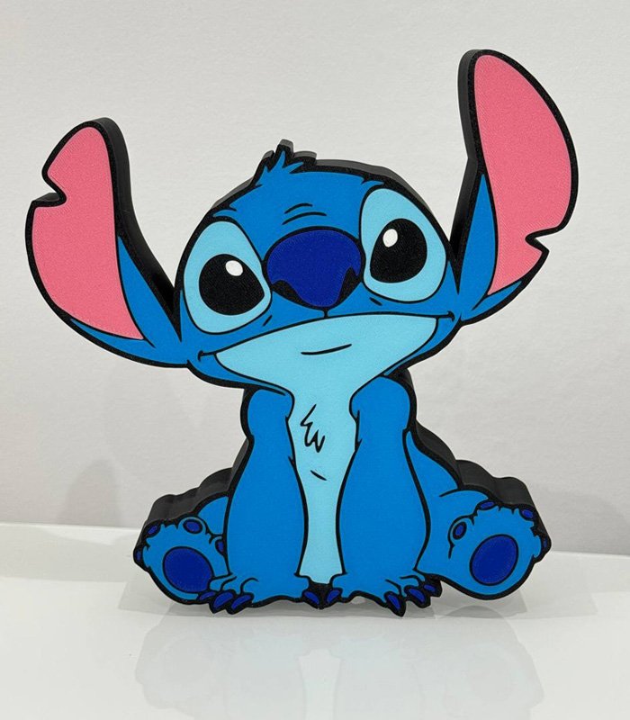 Lámpara 3D del Stitch