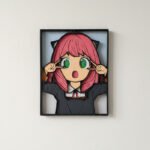 Cuadro multicapa de madera del personaje Anya Forges