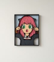 Cuadro multicapa de madera del personaje Anya Forges