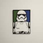 Cuadro multicapa de madera de un Stormtrooper de La Guerra de las galaxias