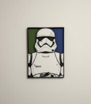 Cuadro multicapa de madera de un Stormtrooper de La Guerra de las galaxias