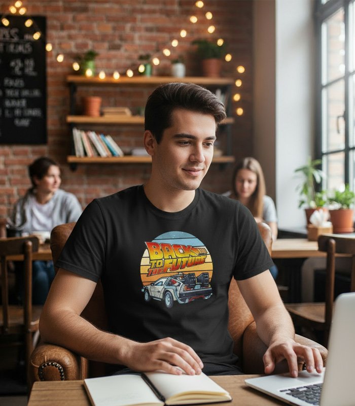 Inspiración de camiseta Regreso al futuro