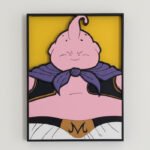 Cuadro multicapa de madera Majin Boo