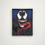 Cuadro multicapa de madera de Venom