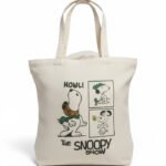 Tote bag con estampado de Snoopy